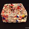 Colorful paper-basket. Dimensions: 14 cm the width x 13 cm the length x 5,5 cm the height. 